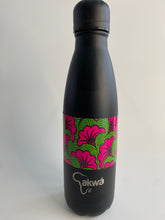 Load image into Gallery viewer, Pink & Green Ankara Fan 500ml Bottle